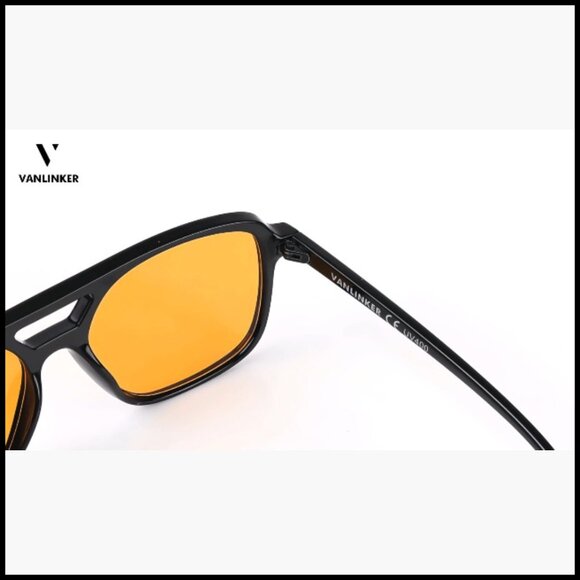 Retro Vintage 70s Square Aviator Sunglasses with UV400 Protection main image 5